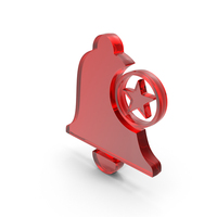 Notification Bell Star Favourite Glass PNG & PSD Images