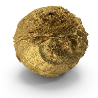 Golden Rock Sphere Shape PNG & PSD Images