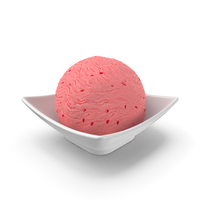 Ball Of Ice Cream Strawberry PNG & PSD Images