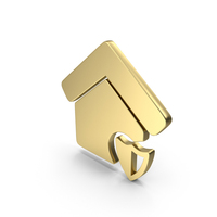 Home Shied Guard Shape Gold PNG & PSD Images