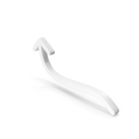 Arrow   Curved Shape White PNG & PSD Images