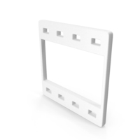 Film Shape White PNG & PSD Images