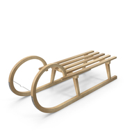 Wooden Sledge PNG & PSD Images