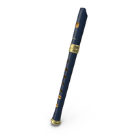 Blue Dream Flute Pose PNG & PSD Images