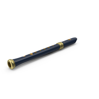 Blue Dream Flute Pose PNG & PSD Images