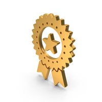 Winners Badge Icon Gold PNG & PSD Images