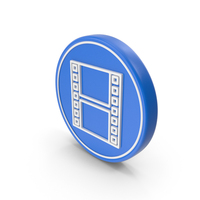 Film Video Blue Coin PNG & PSD Images
