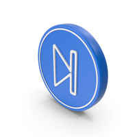 Music Next Previous Track Blue Coin PNG & PSD Images