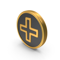 Maths Add Hospital Plus Gold Coin PNG & PSD Images