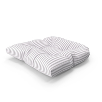 Striped Chair Seat Cushion PNG & PSD Images
