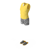Nightwear Outfit For Men PNG & PSD Images