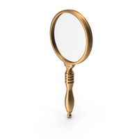 Magnifying Glass Bronz PNG & PSD Images