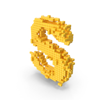 Yellow Pixel Art Assembling Small Letter S PNG & PSD Images