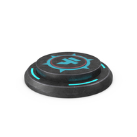 Rounded Scifi Button Used ON PNG & PSD Images