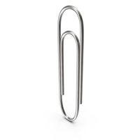 PAPER CLIP SILVER PNG & PSD Images