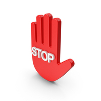 STOP HAND SYMBOL PNG & PSD Images