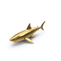 Golden Shark PNG & PSD Images