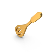 Whisk Icon Gold PNG & PSD Images