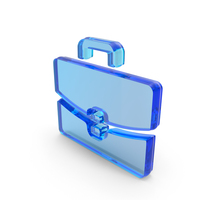 Briefcase Business Icon Glass PNG & PSD Images