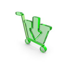 Cart Add Shopping Icon Glass PNG & PSD Images
