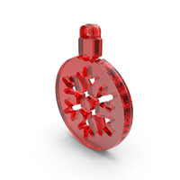 Christmas Decoration Logo Glass PNG & PSD Images