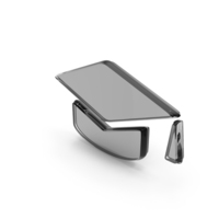 Graduation Cap Icon Glass PNG & PSD Images