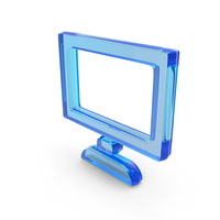 Monitor Icon Glass PNG & PSD Images