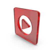 Play Video Web Icon Glass PNG & PSD Images