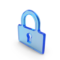 Web Lock Secure Logo Glass PNG & PSD Images