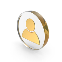 User Web Gold Glass PNG & PSD Images