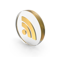 Wifi Signal Gold Glass PNG & PSD Images
