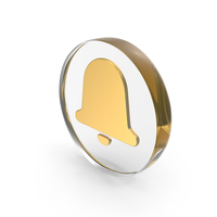 Bell Gold Glass PNG & PSD Images