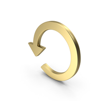 Curve Rotating Circular Shape Gold PNG & PSD Images