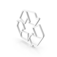 Recycle Shape White PNG & PSD Images