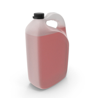 Plastic Canister Gallon With Red Liquid PNG & PSD Images