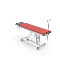 Red Veterinary Table PNG & PSD Images