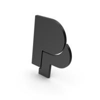 Black Paypal Logo PNG & PSD Images