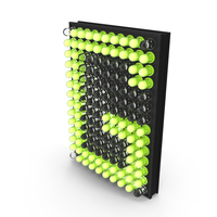 LED Matrix Letter G PNG & PSD Images