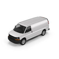 Cargo Van Generic White PNG & PSD Images