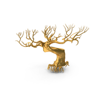 Leafless Evil Tree Plant Gold PNG & PSD Images