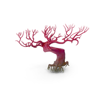 Leafless Evil Tree Plant Maroon PNG & PSD Images
