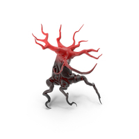 Magical Leafless Plant Tree Red PNG & PSD Images