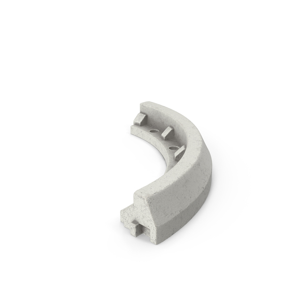 Concrete Curb Rounded Section PNG & PSD Images