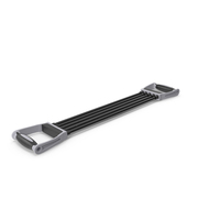 Exerciser Chest Expander Black PNG & PSD Images