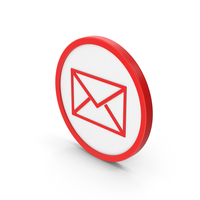 Message Red Icon PNG & PSD Images