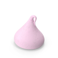 Smooth Meringue Drop Cookie Pink PNG & PSD Images