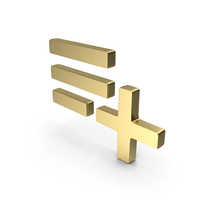 Add Playlist Material Shape Gold PNG & PSD Images