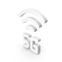 5g Wifi Shape White PNG & PSD Images
