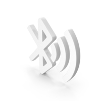Bluetooth Shape White PNG & PSD Images