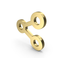 Share Shape Icon Gold PNG & PSD Images